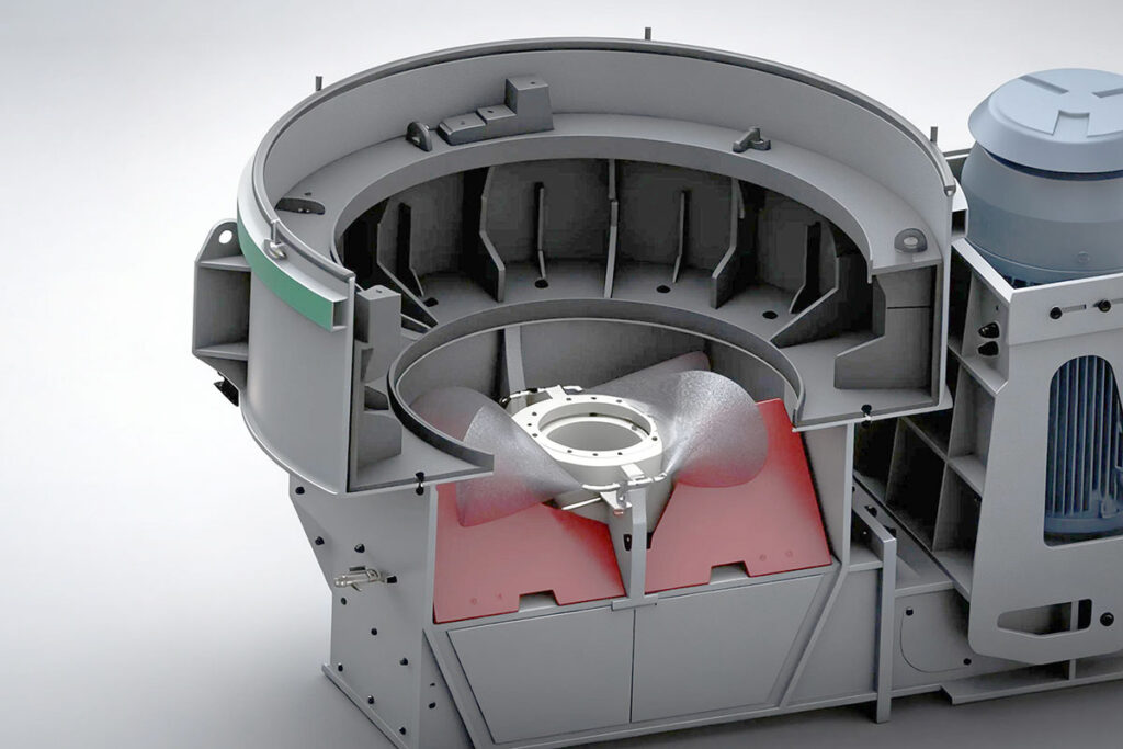 Ruang Penghancuran Vertical Shaft Impact Crusher