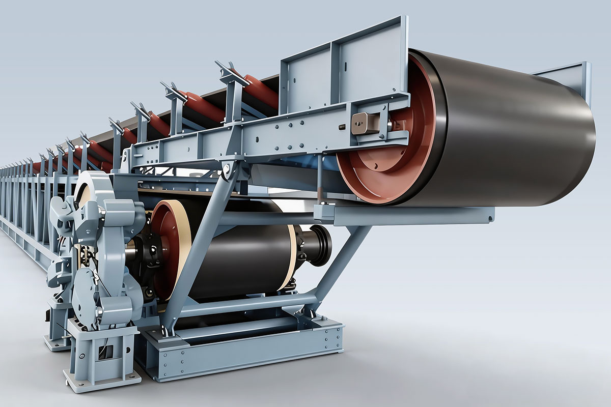 Roller Pada Belt Conveyor